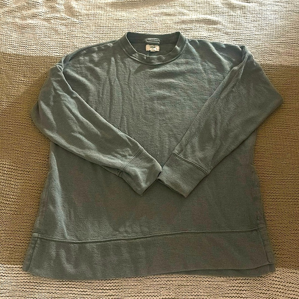Aerie sage green oversized shirt
